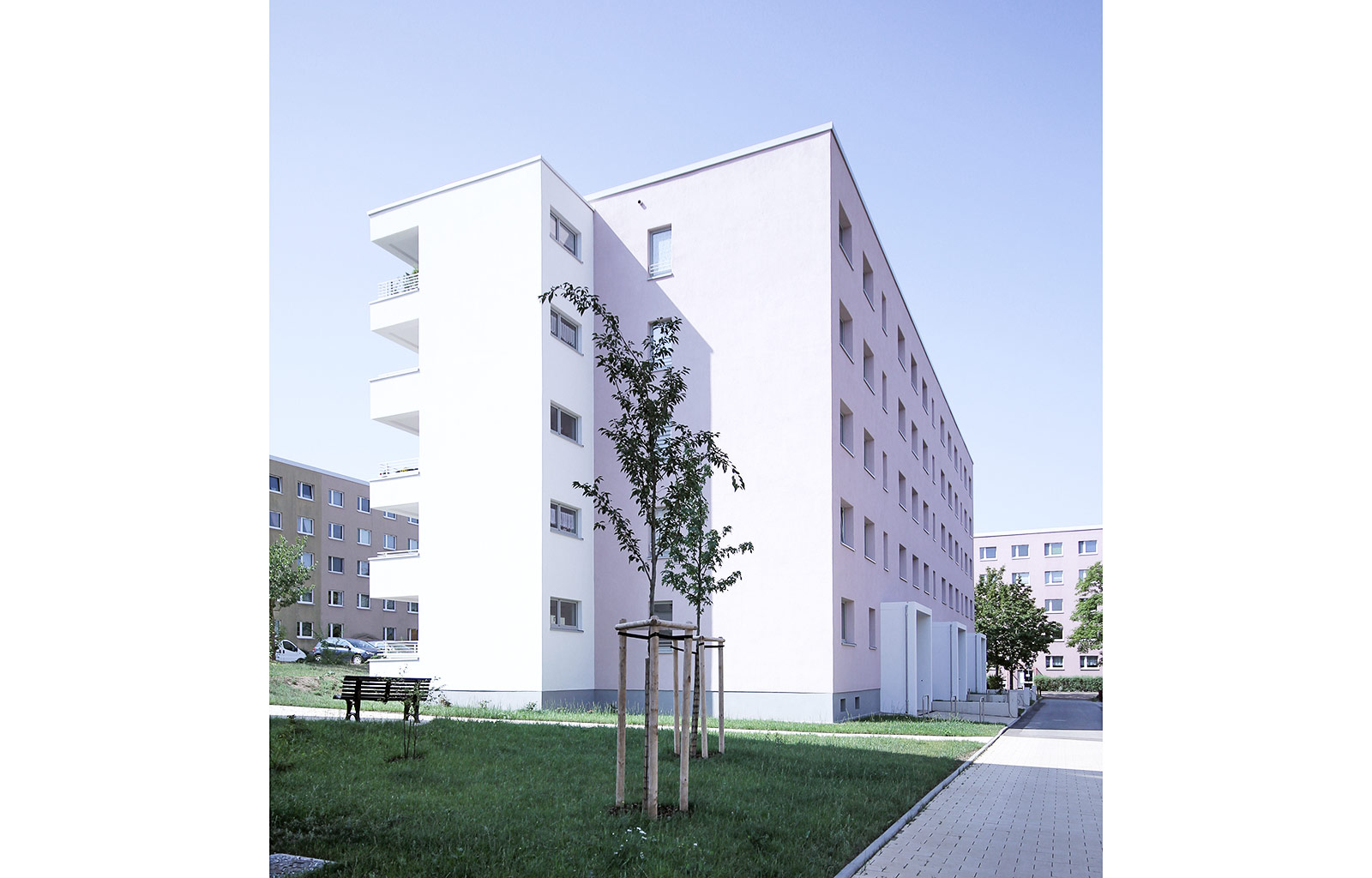 Umbau und Sanierung Wohnblock in Chemnitz Kappel